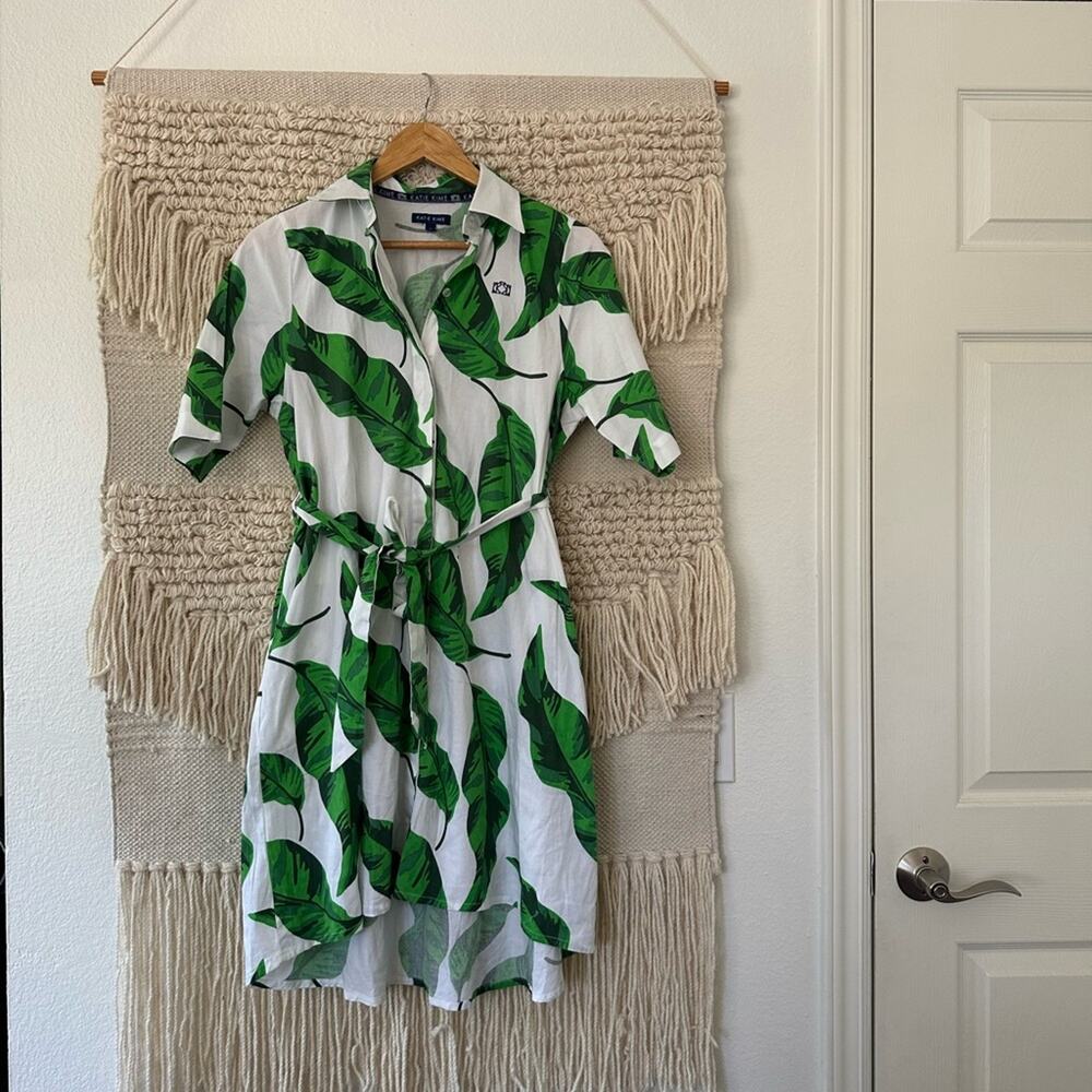 Katie Kime Banana Leaves Shirtdress